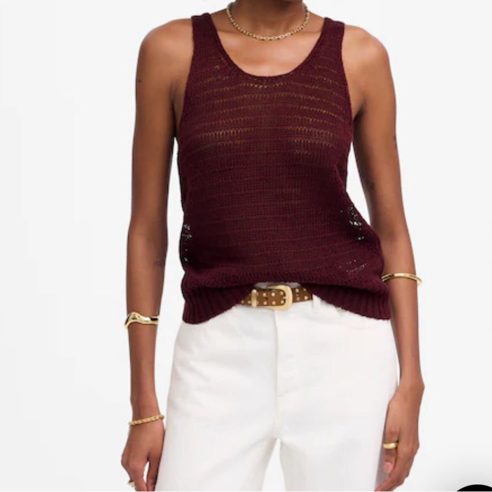 Elegant 100% linen tank from Madewell new with tags